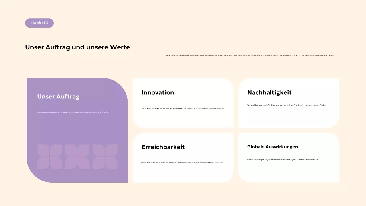 beige geometrischer Leitfaden für die Einarbeitung