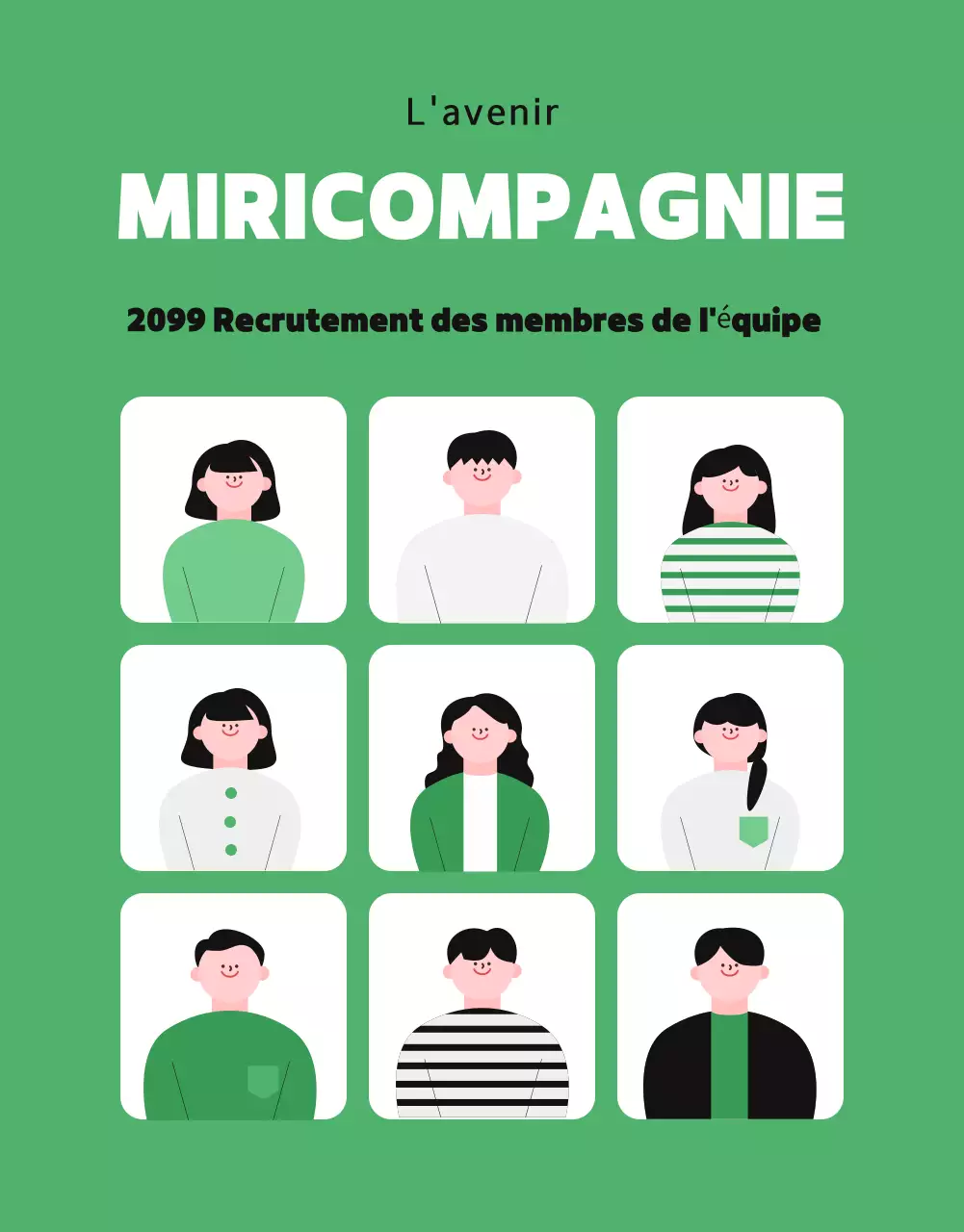 Promouvoir le recrutement au sein de l'équipe Green Simple