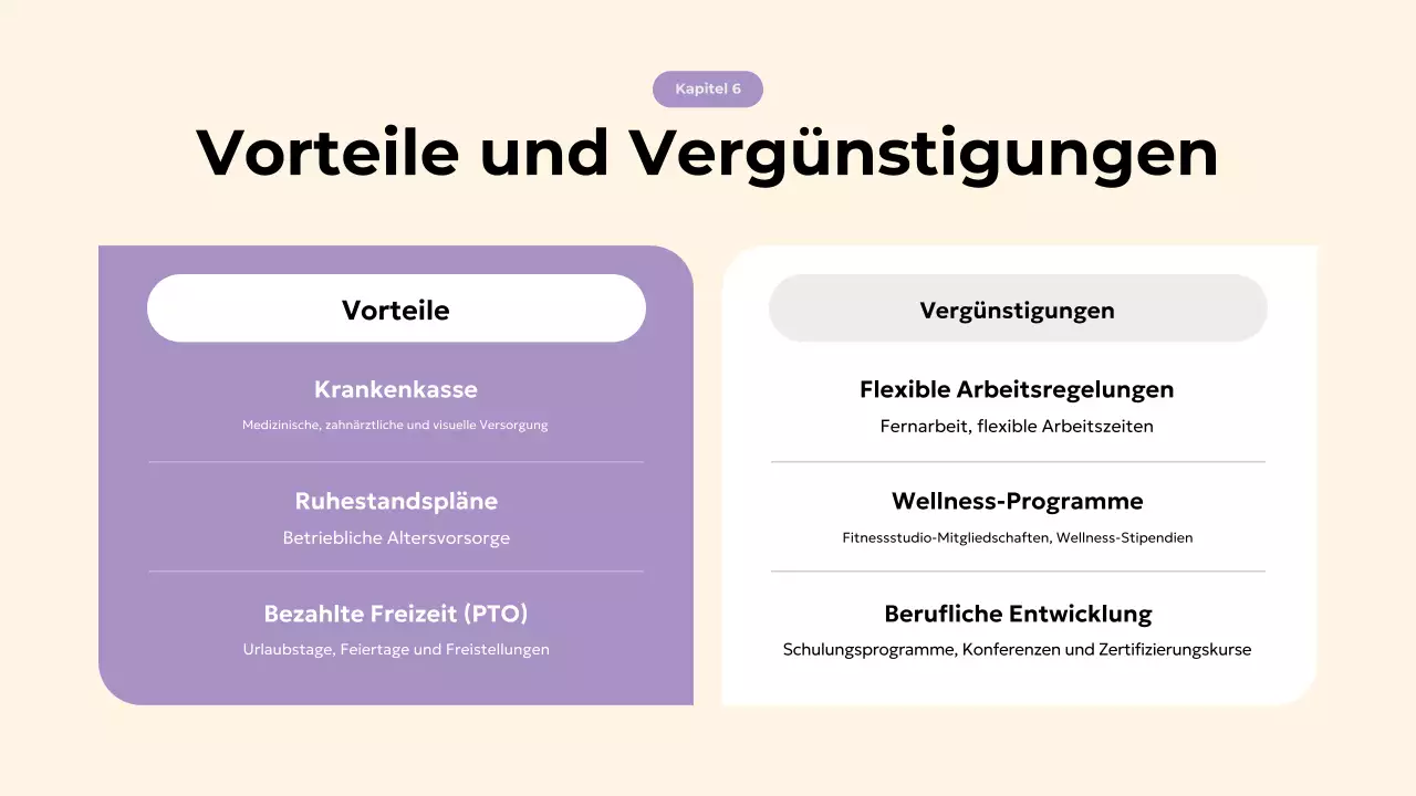 beige geometrischer Leitfaden für die Einarbeitung