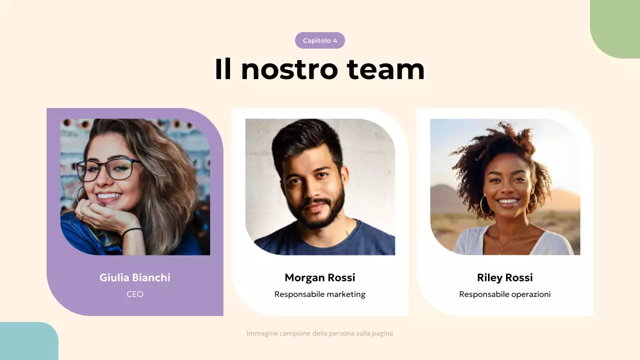 guida geometrica beige per l'onboarding