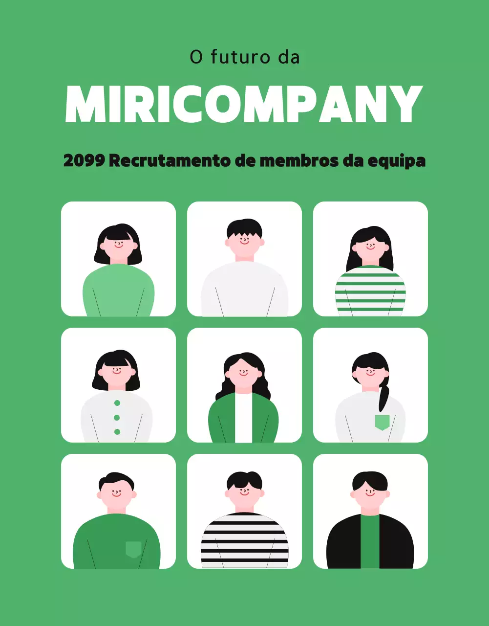 Promover o recrutamento para a equipa Green Simple