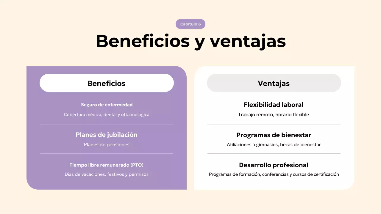 guía geométrica beige de incorporación