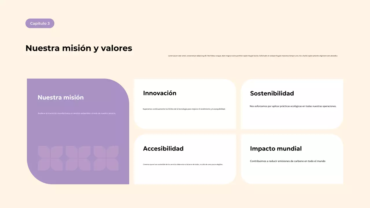 guía geométrica beige de incorporación