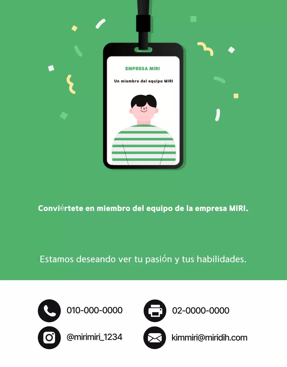 Promover la contratación en el equipo Green Simple
