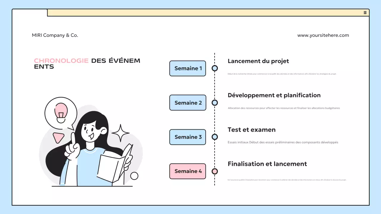 plan d'affaires blue modern