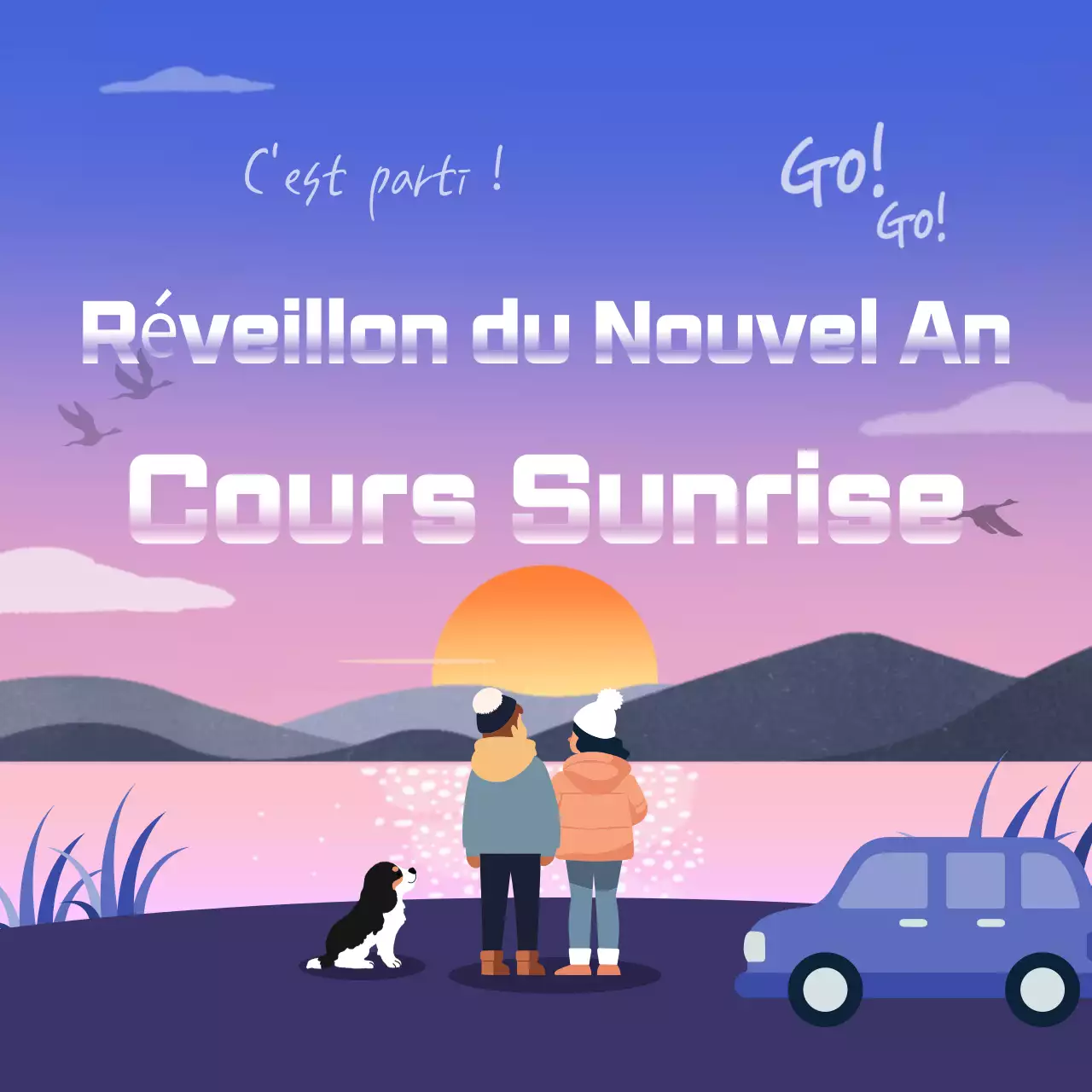 Annonce de l'événement Bora Minimalist New Year's Event