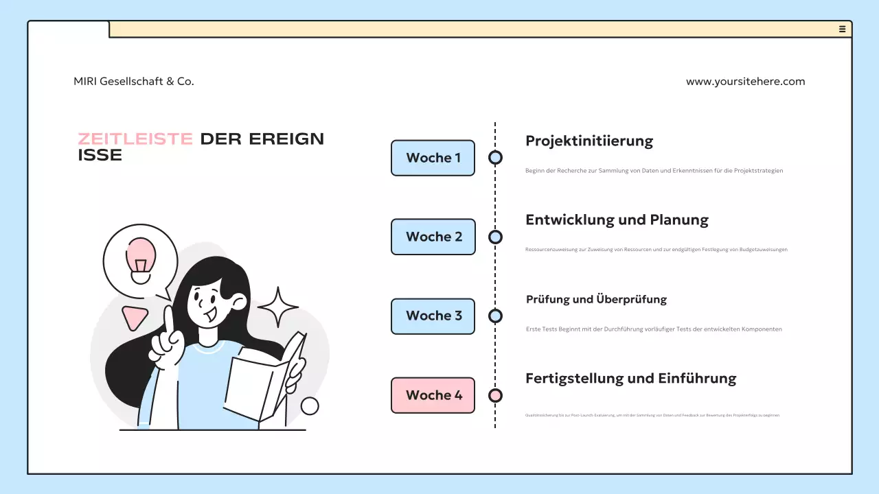 blue modern business plan