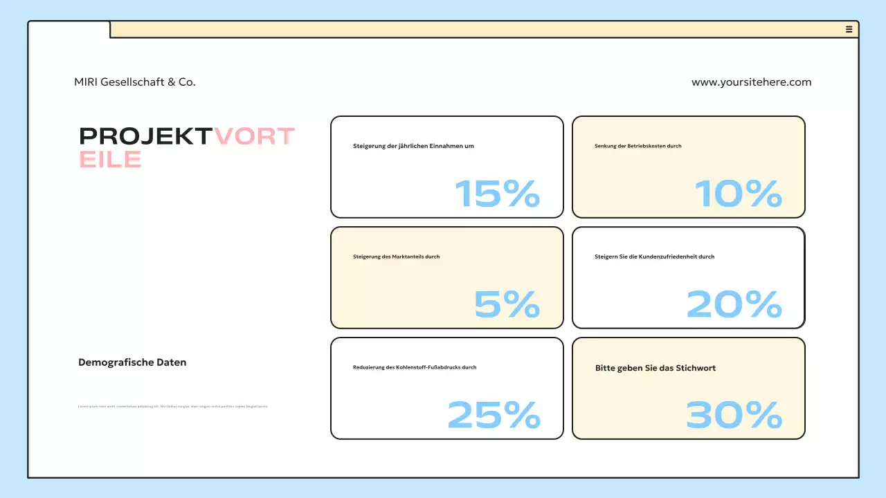 blue modern business plan