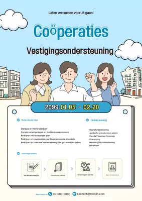 Promoot de lichtblauwe coöperatie