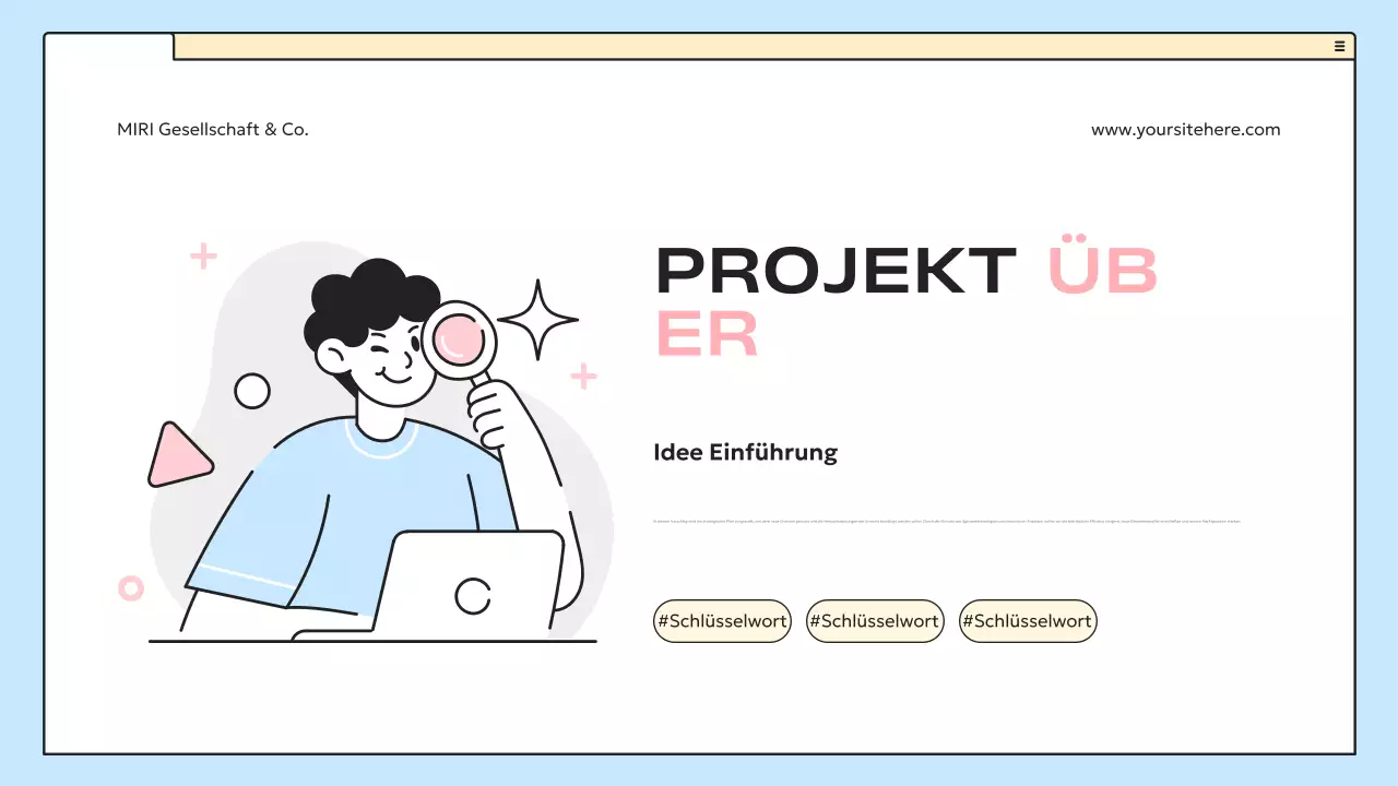 blue modern business plan