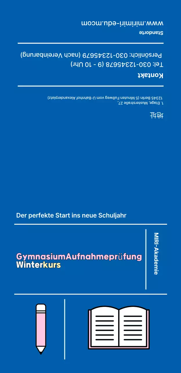 Werben Sie für Ihre moderne Schule mit niedlichen Symbolen