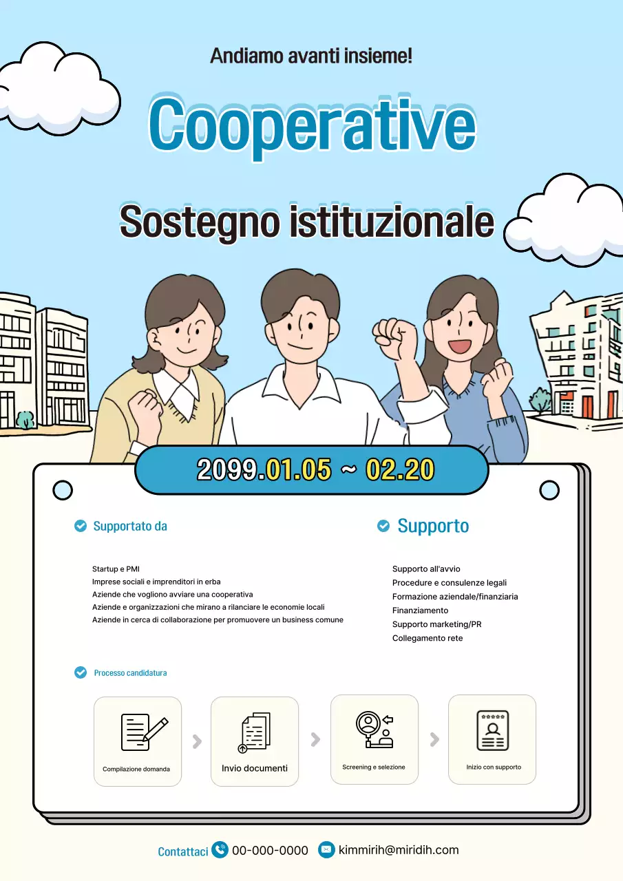 Promuovere la cooperativa azzurra