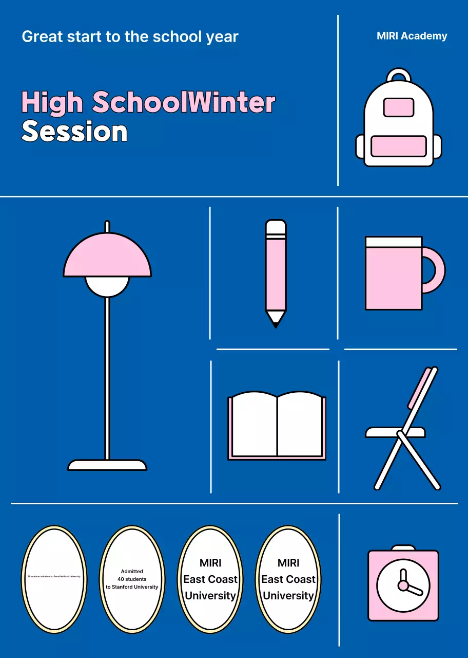 Promosikan sekolah modern Anda dengan ikon-ikon lucu