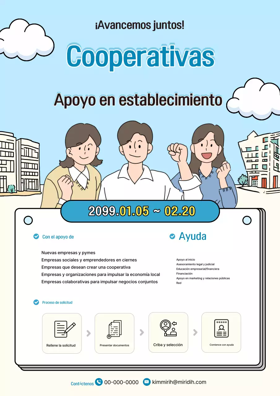 Promover la cooperativa celeste