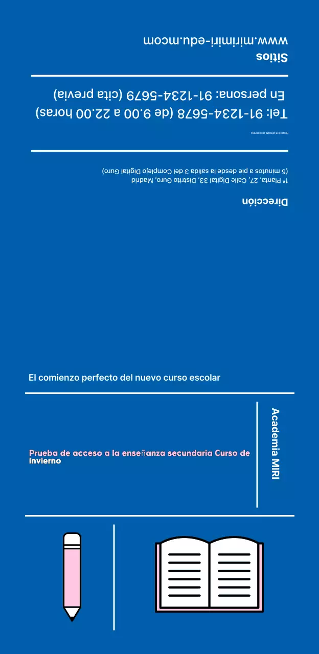 Promociona tu escuela moderna con bonitos iconos