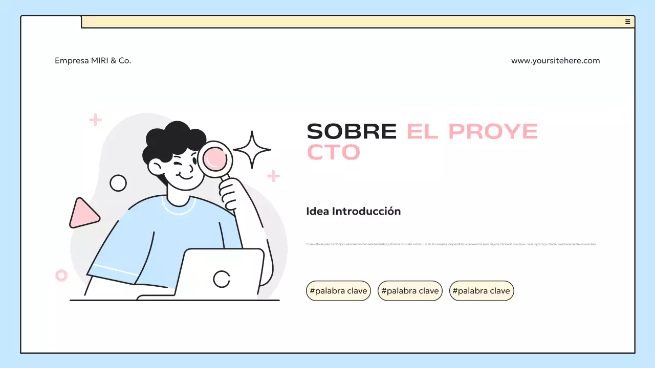 blue modern business plan