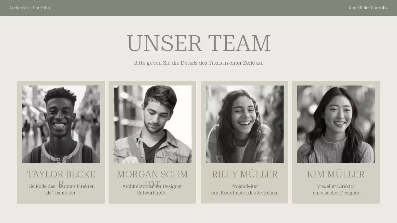 weise moderne architektur portfolio