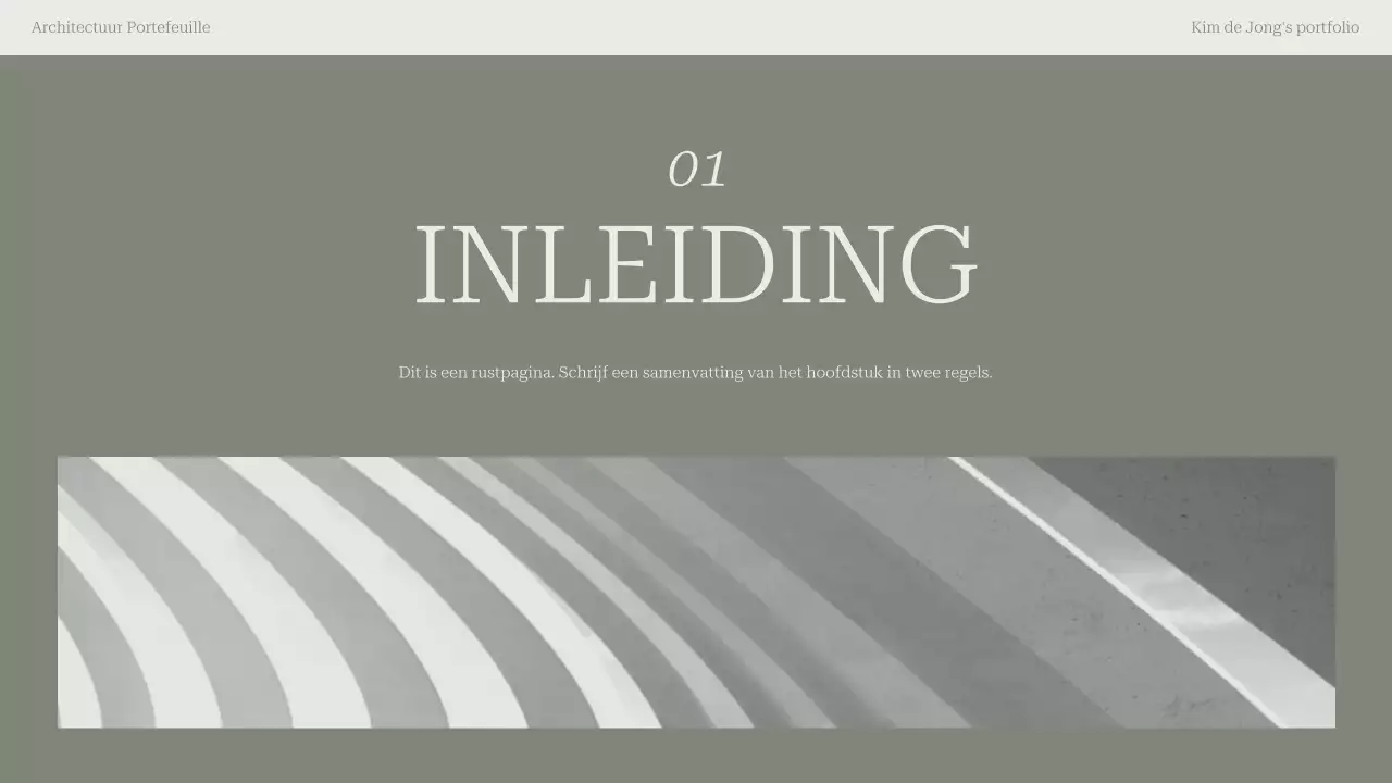 portfolio sage moderne architectuur