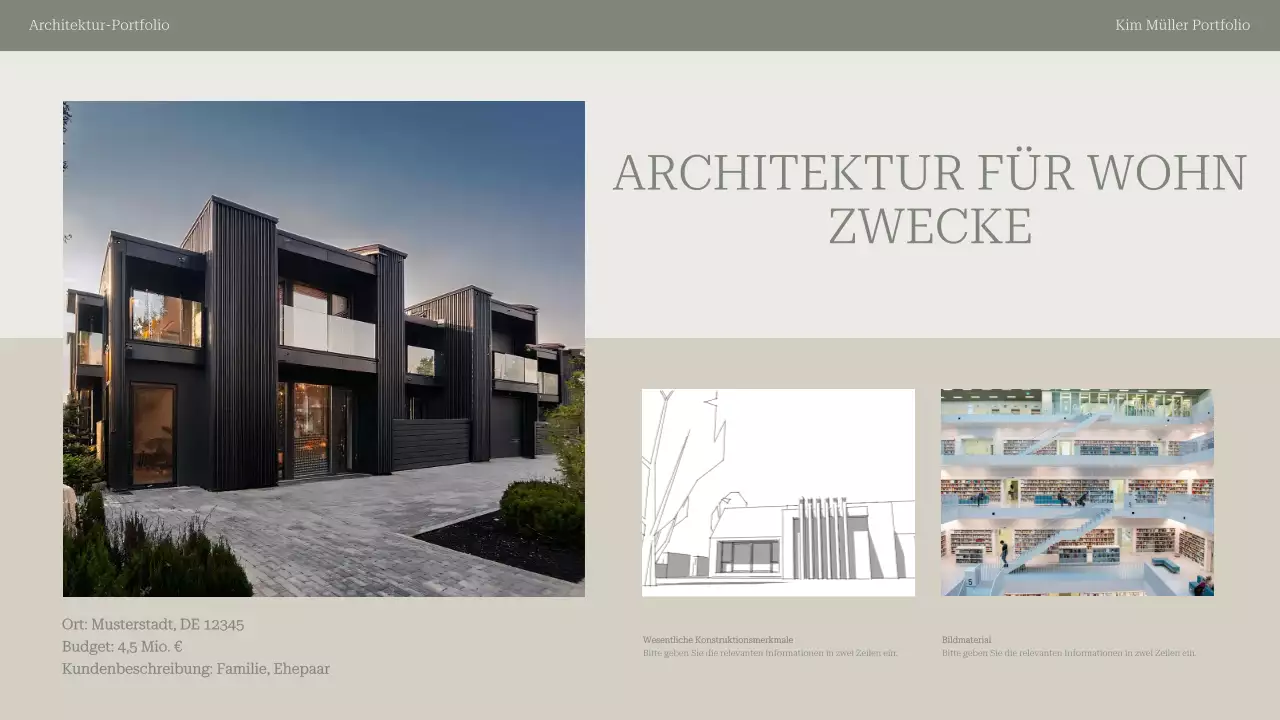 weise moderne architektur portfolio