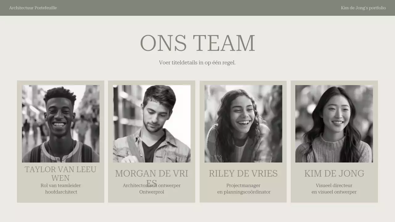 portfolio sage moderne architectuur