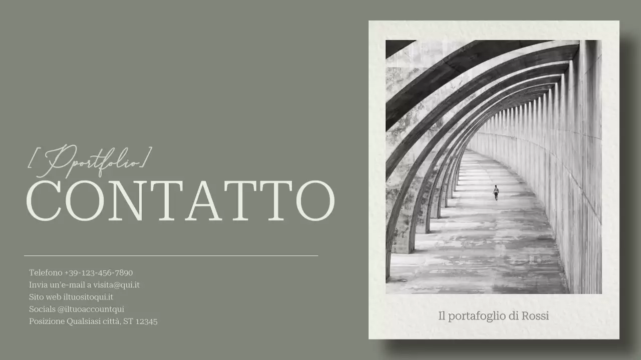 portfolio di architettura moderna sage