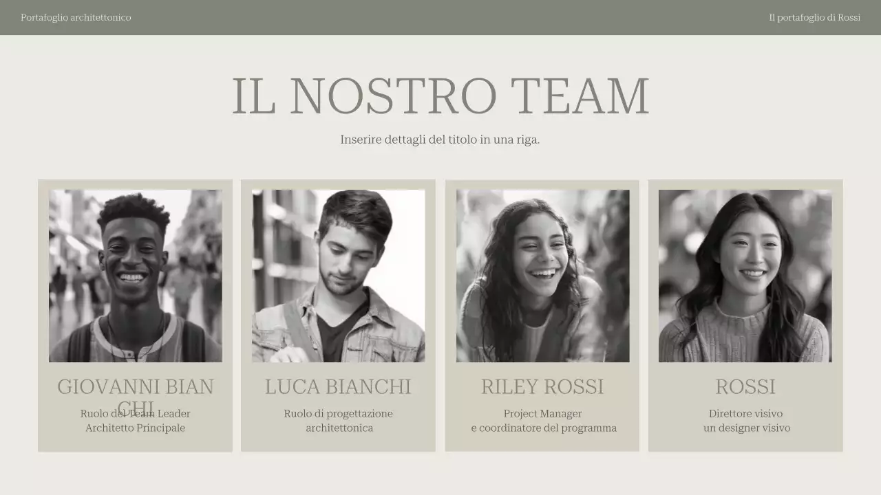 portfolio di architettura moderna sage