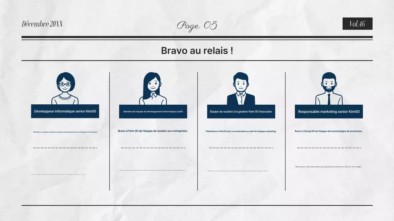 Reportages d'entreprise gris et modernes