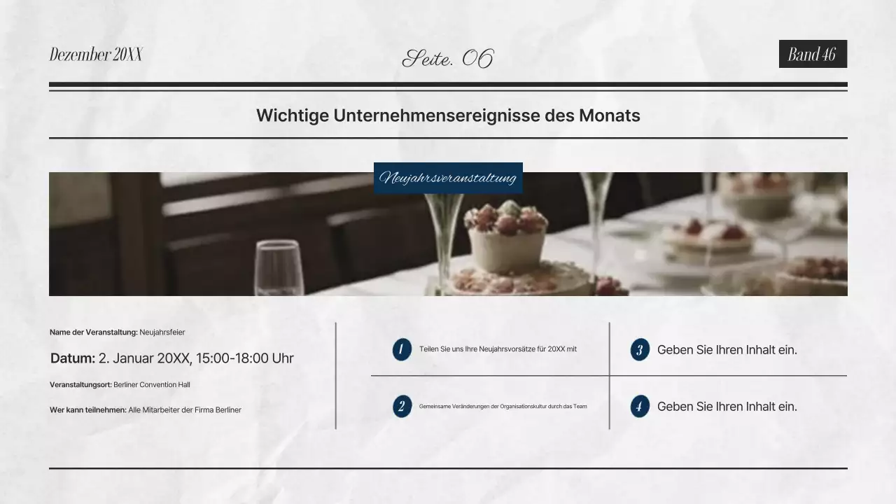 Graue, moderne Unternehmensnachrichten