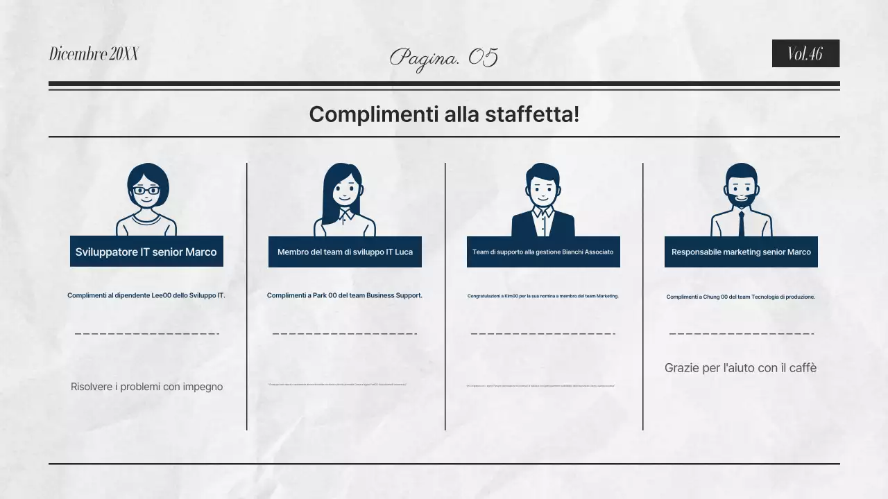 Rapporti aziendali grigi e moderni