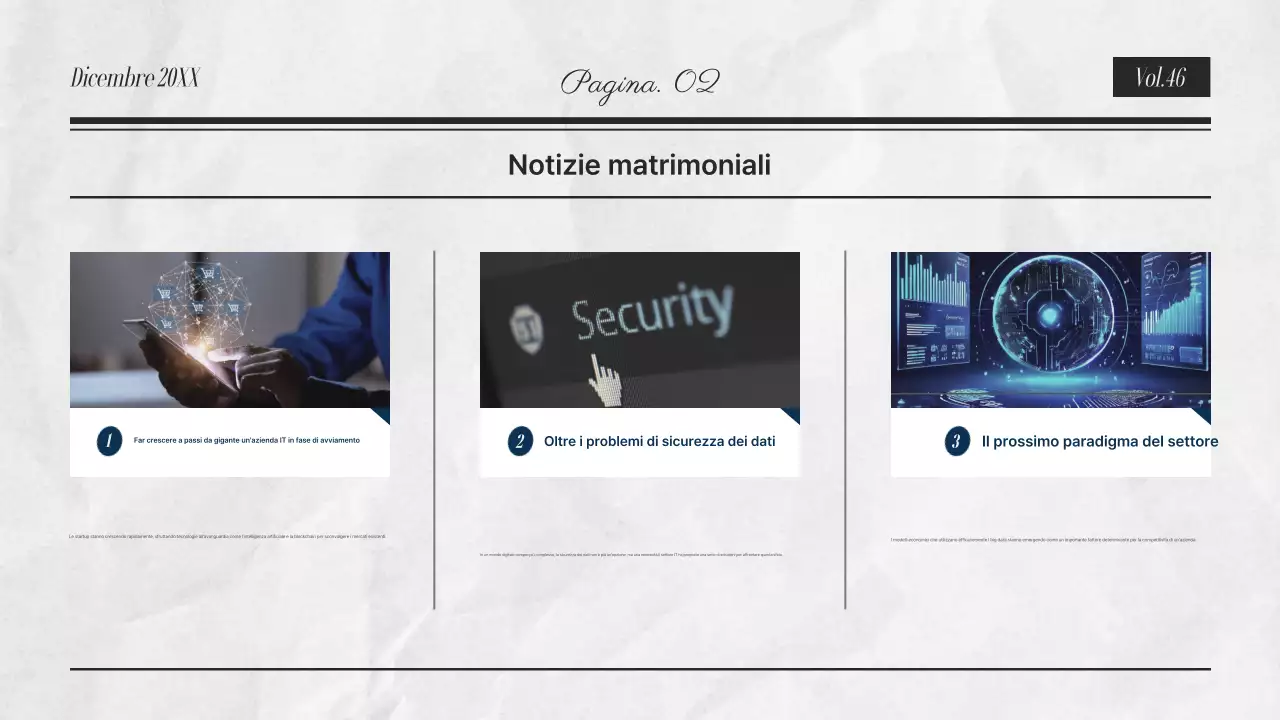 Rapporti aziendali grigi e moderni