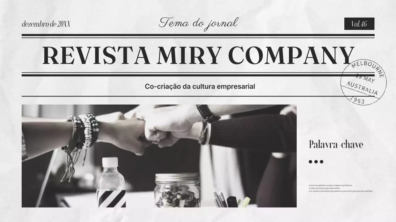 Relatórios de notícias empresariais cinzentos e modernos