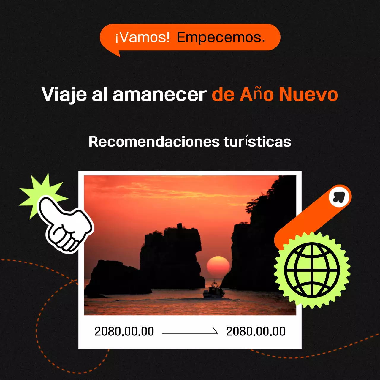 Guía de viaje Orange Modern