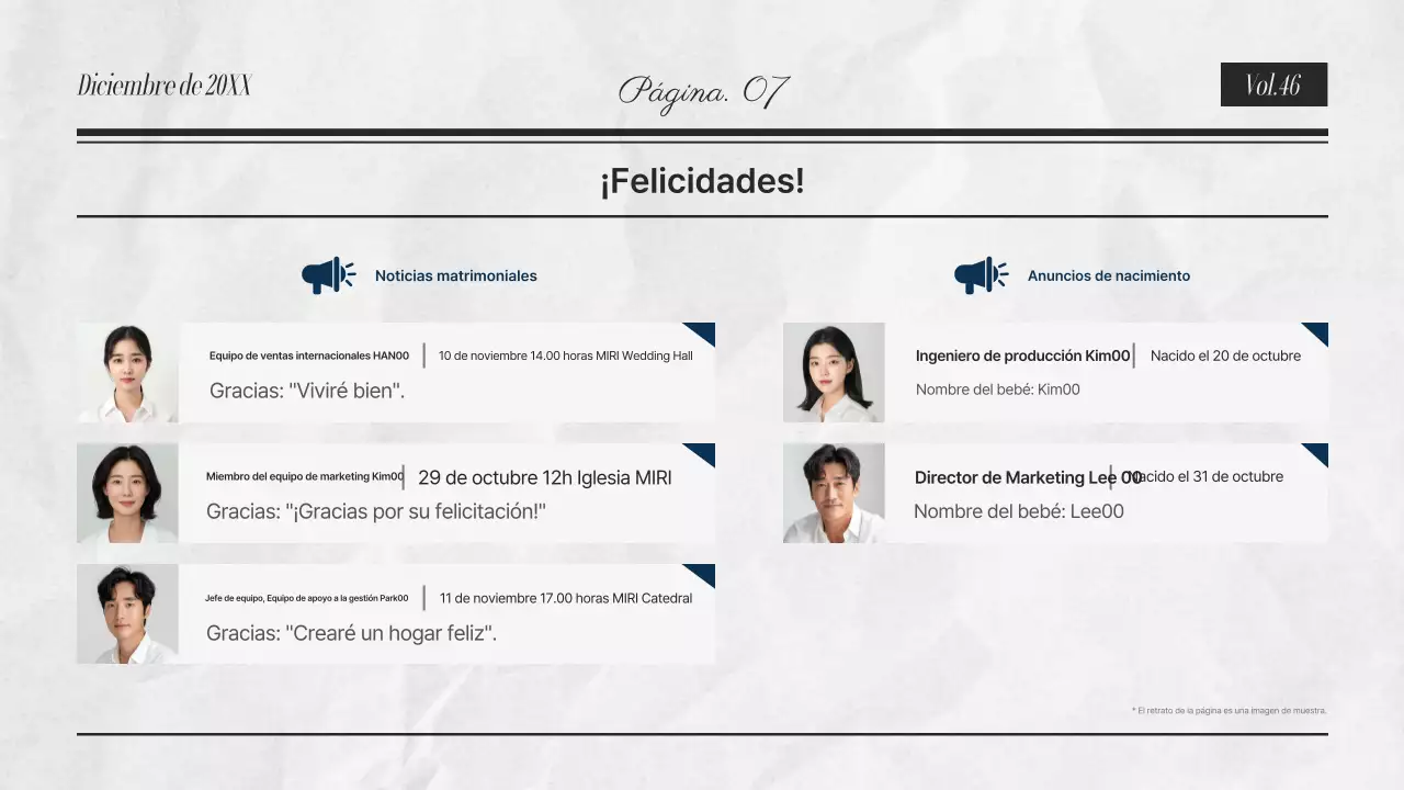 Reportajes corporativos grises y modernos