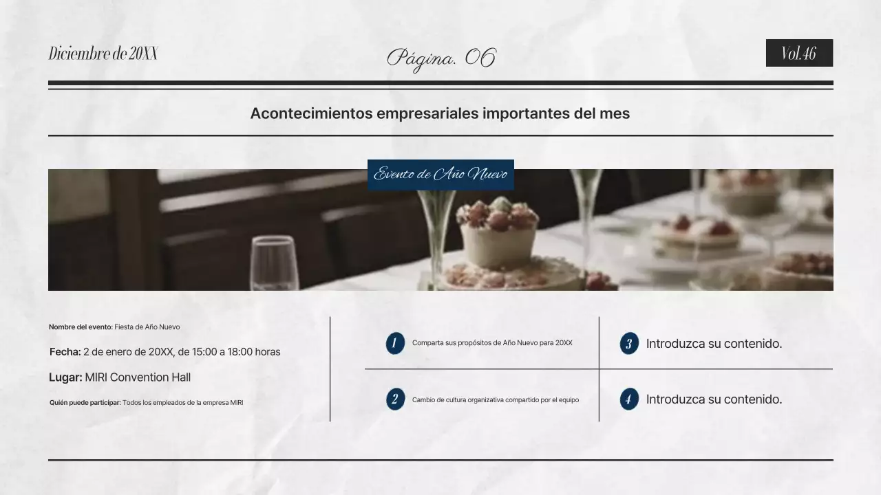 Reportajes corporativos grises y modernos