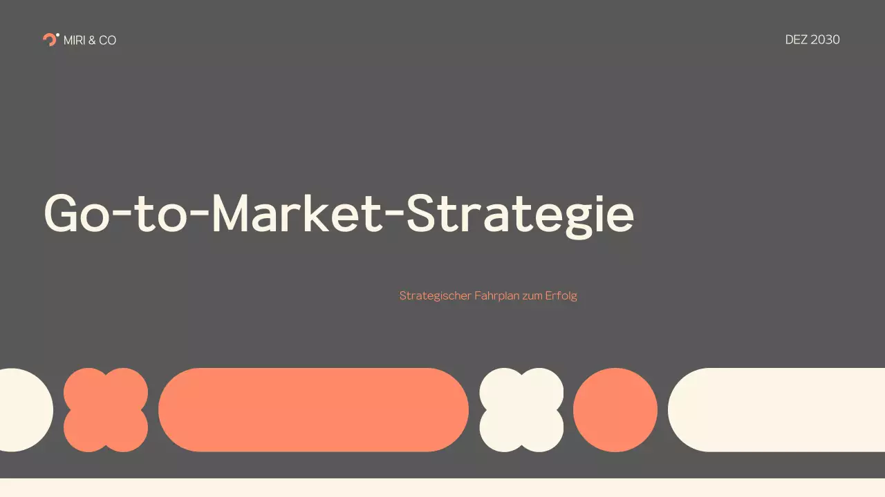 grauer moderner Businessplan