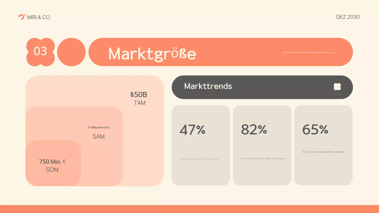 grauer moderner Businessplan