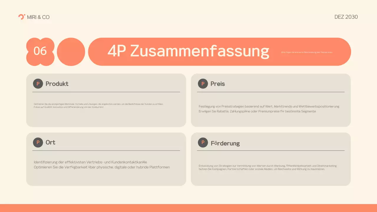 grauer moderner Businessplan