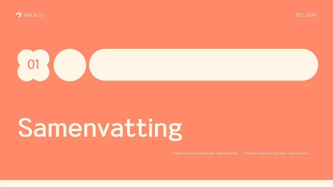 grijs modern ondernemingsplan