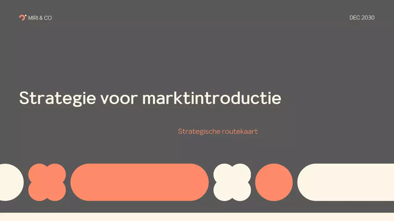 grijs modern ondernemingsplan