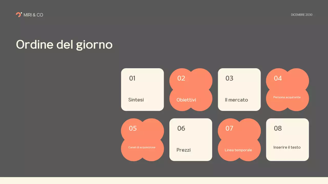 business plan grigio moderno