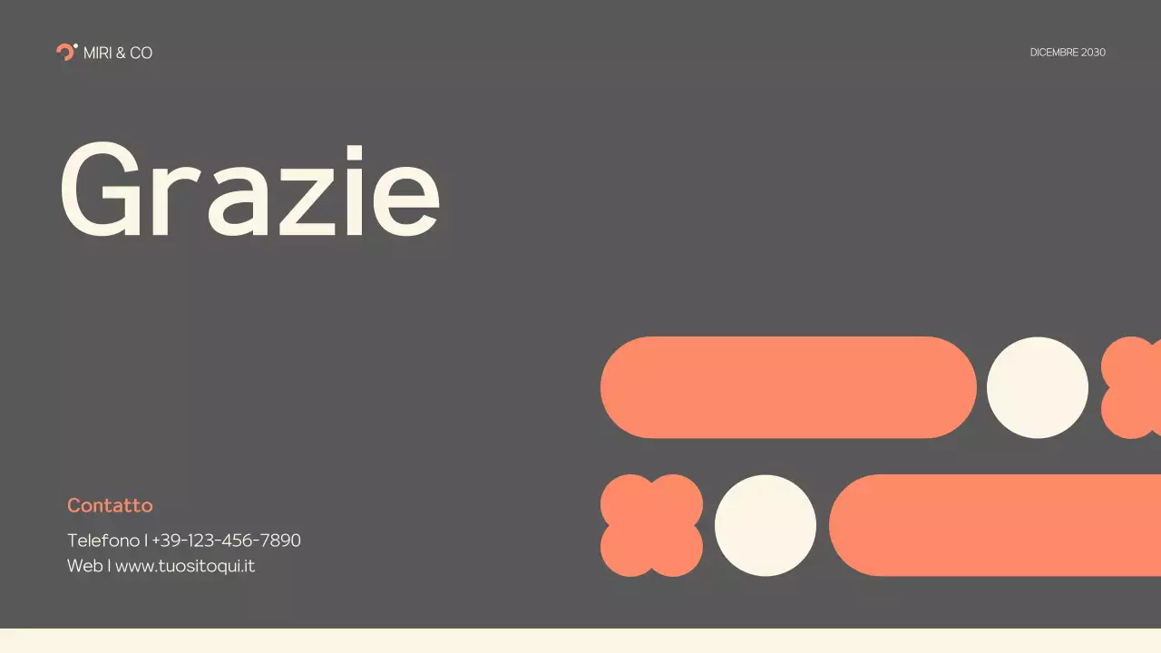 business plan grigio moderno