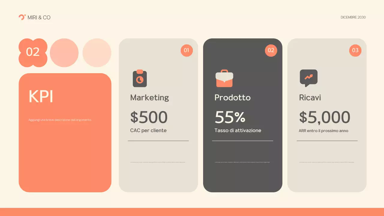 business plan grigio moderno