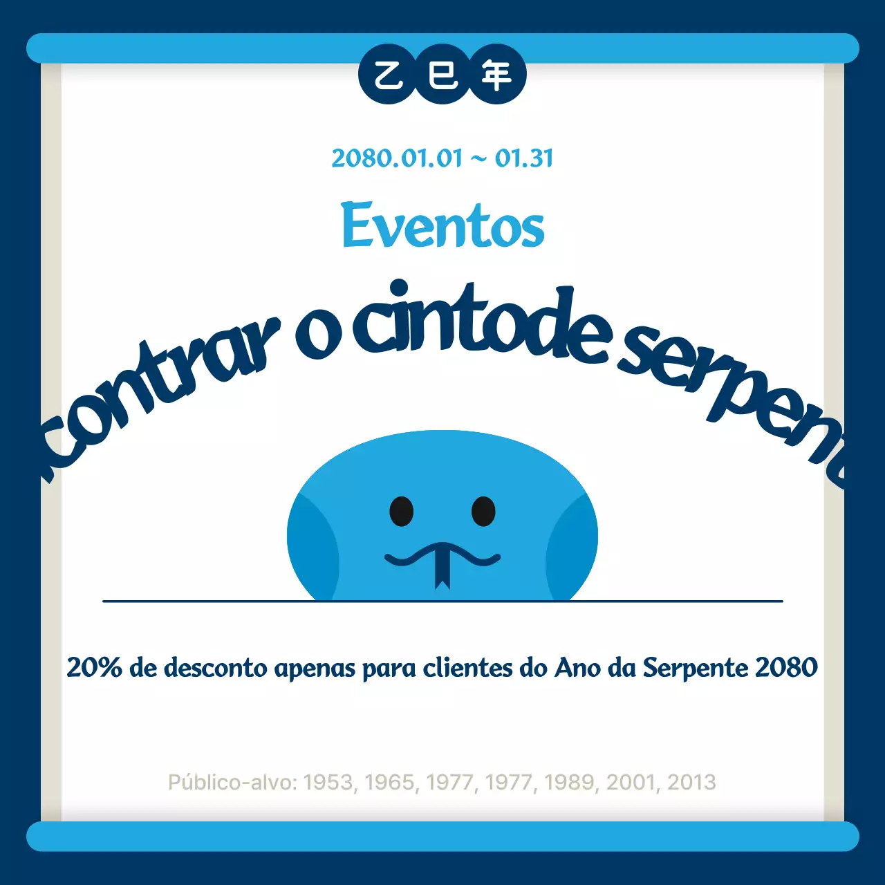 Guia simples para eventos Blue