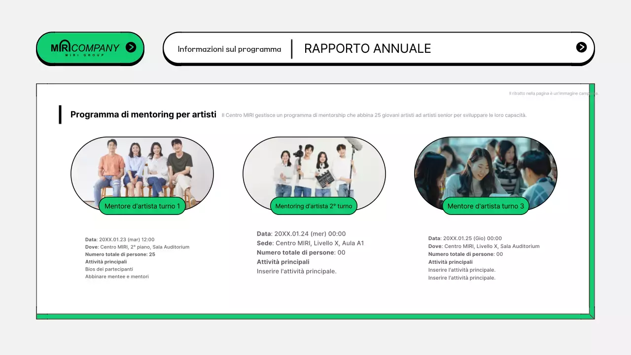 Rapporti operativi del settore pubblico kitsch in astratto