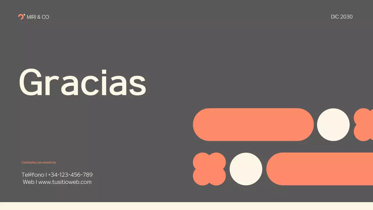 plan de empresa grey modern