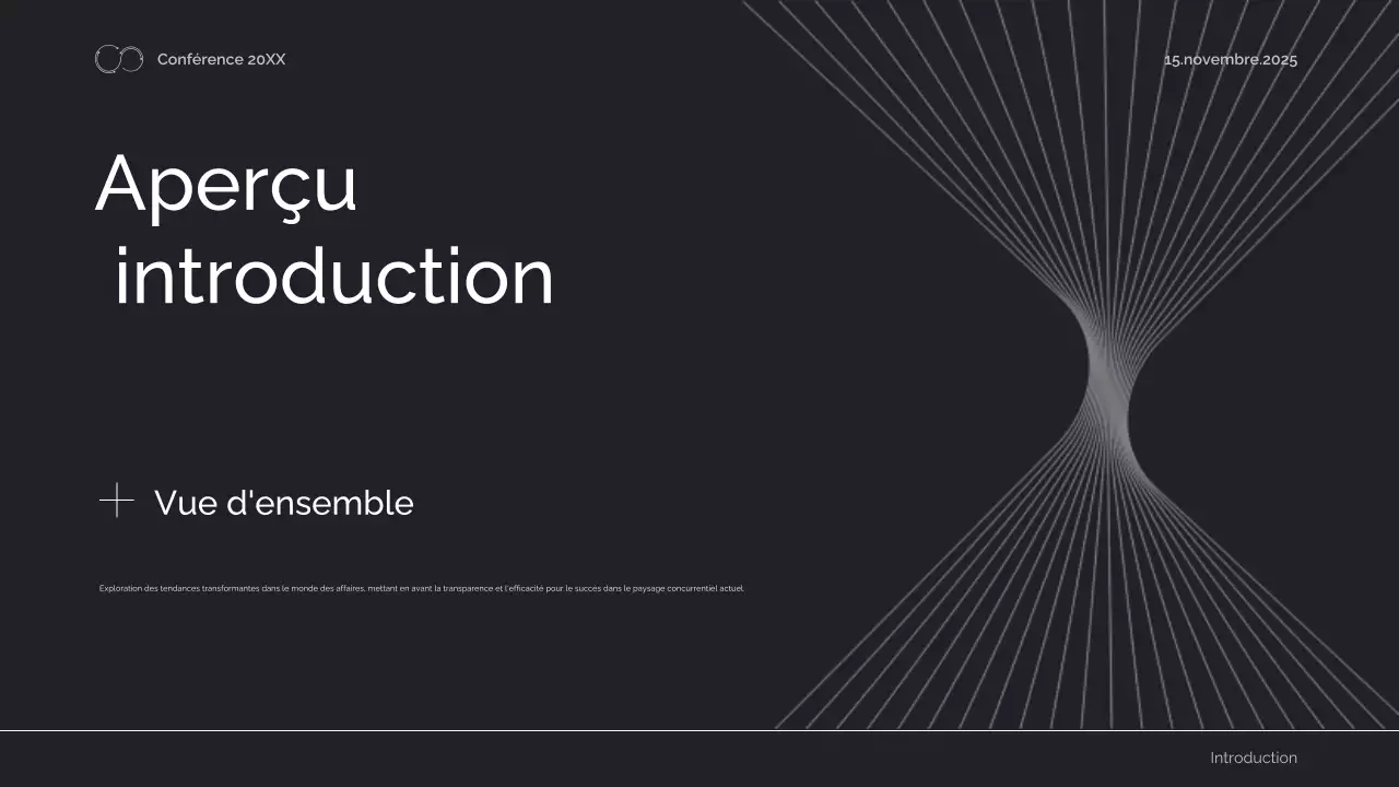 annonce de la conférence sur l'ingénierie géométrique noire