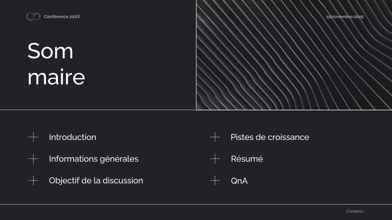 annonce de la conférence sur l'ingénierie géométrique noire