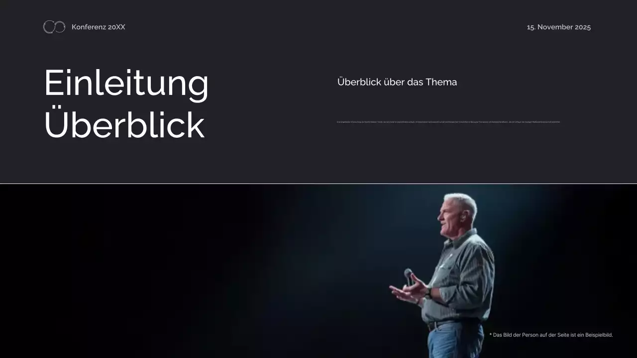 ankündigung der konferenz für schwarze geometrische technik