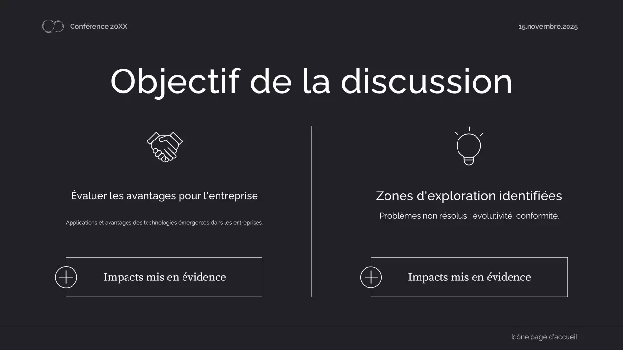 annonce de la conférence sur l'ingénierie géométrique noire