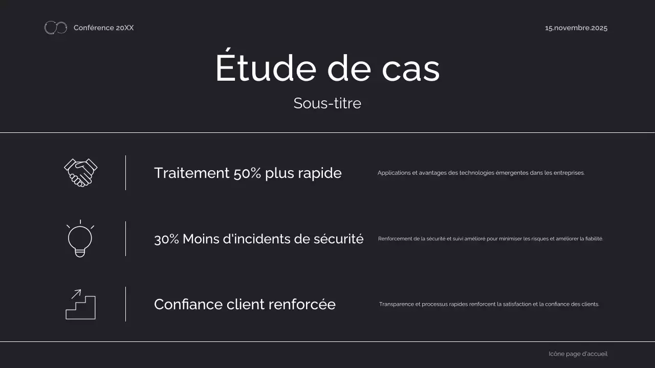 annonce de la conférence sur l'ingénierie géométrique noire